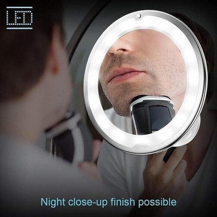 🔥Last Day Promotion 50% OFF🔥360° Flexible Light Up 10X Magnification Makeup Mirror