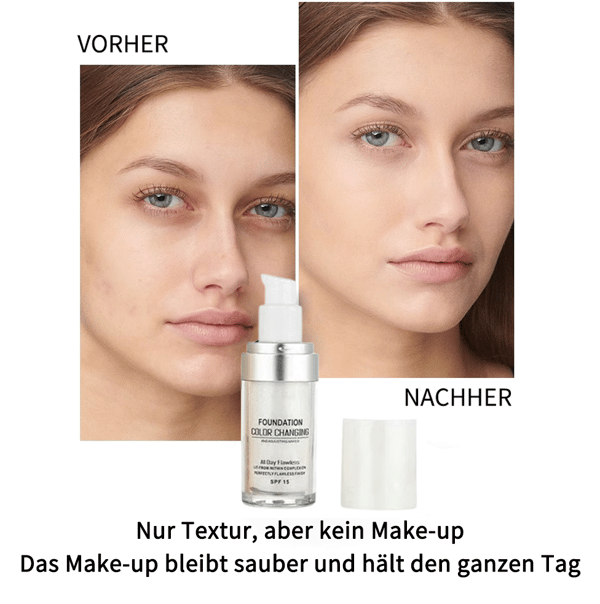 🏆Kaufen Sie 2, erhalten Sie 2 kostenlos🎉Beste farbwechselnde Foundation für reife Haut