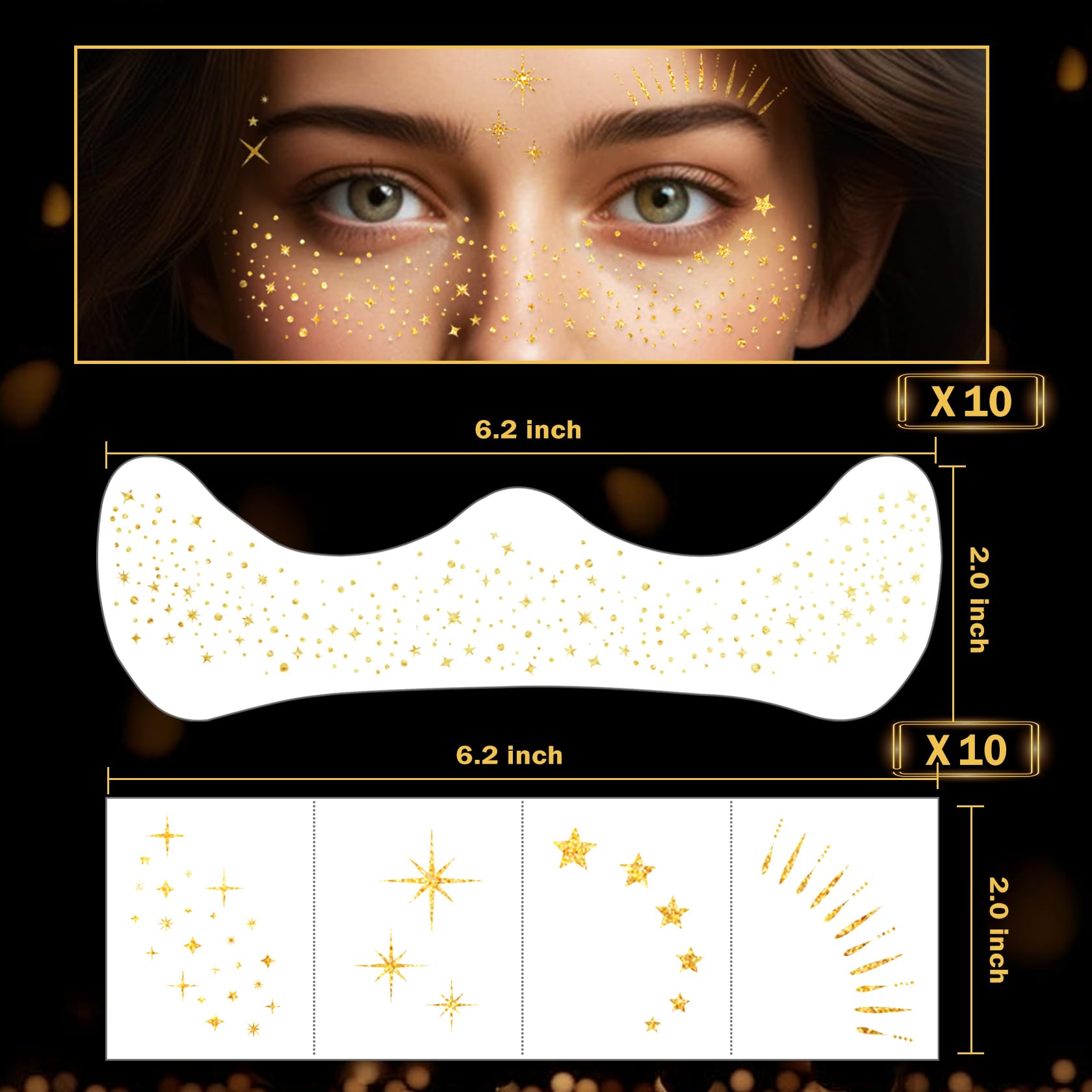 🔥Last Day Promotion 49% OFF-Glitter Skincare Freckles Face Tattoo
