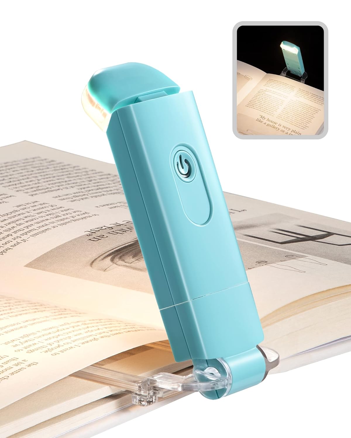 (🎄Early Christmas Sale - 49% OFF) ✨️USB Rechargeable Book Lights with Clip