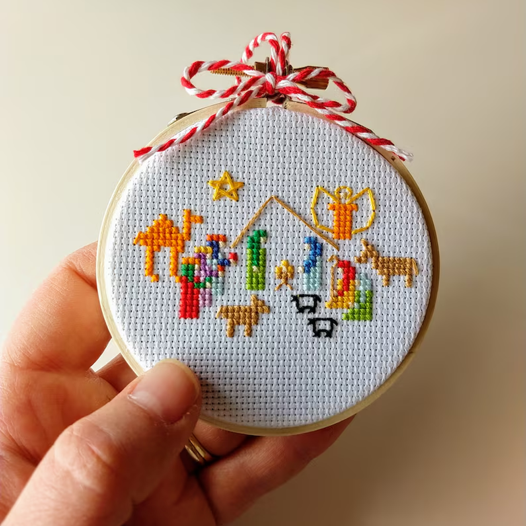 Nativity Cross Stitch DIY Kit⛪