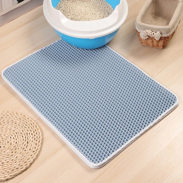 ⛄Early Spring Hot Sale 50% OFF⛄-CLEAN PAWS Double-Layer Cat Litter Mat(Buy 2 Free Shipping)