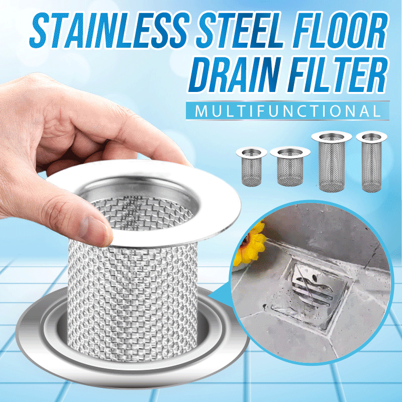 (🎄Christmas Promotion--48% OFF)Stainless Steel Floor Drain Filter Mesh Basket