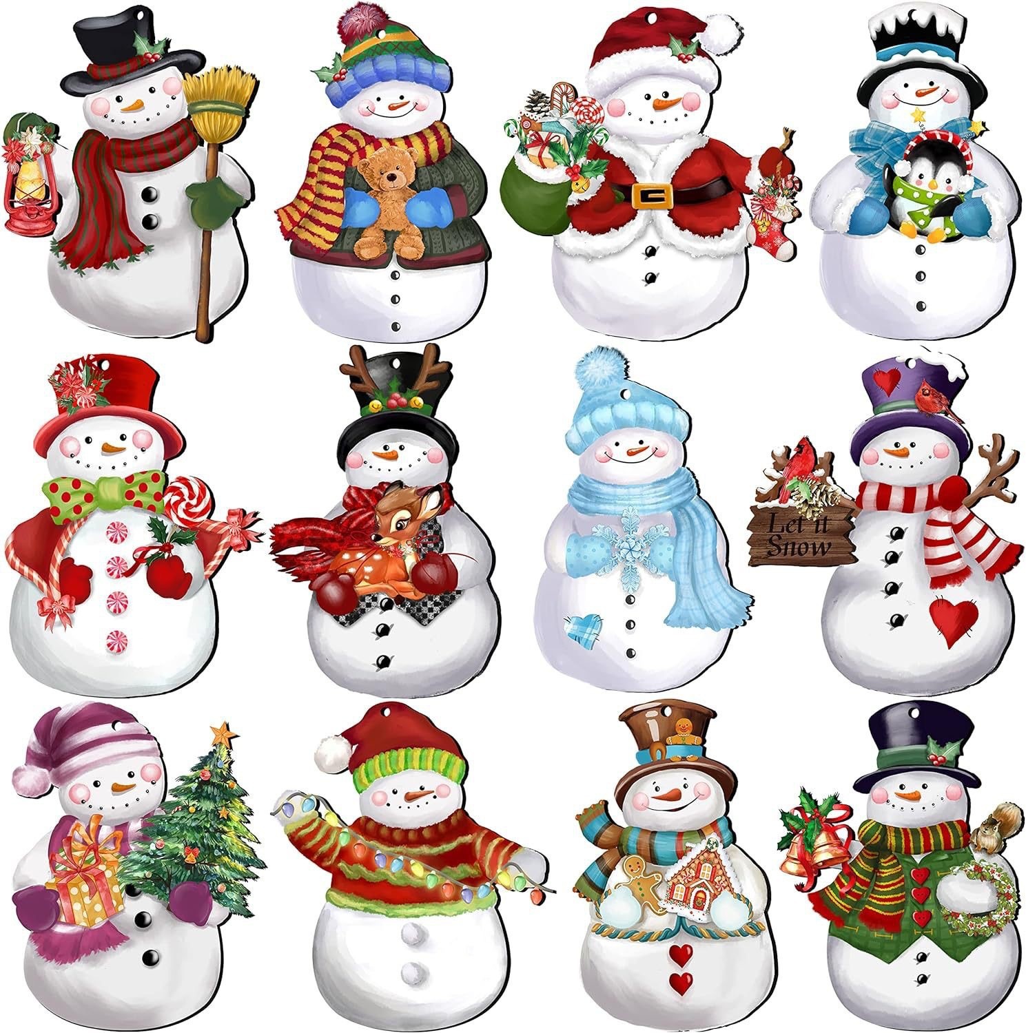 🔥Last Day Promotion - 70% OFF🎁24 Pieces Christmas Wooden Gnome Ornaments📦Buy 2 Get Free Shipping👍