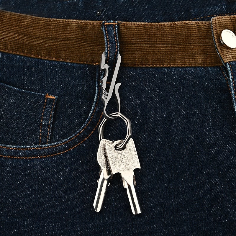 ADD-ONS:Titanium Alloy Phoenix Tail Keychain