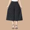 🏆Letzter Tag 49% Rabatt🔥Damen-Culottes mit weitem Bein und plissiertem Chiffon