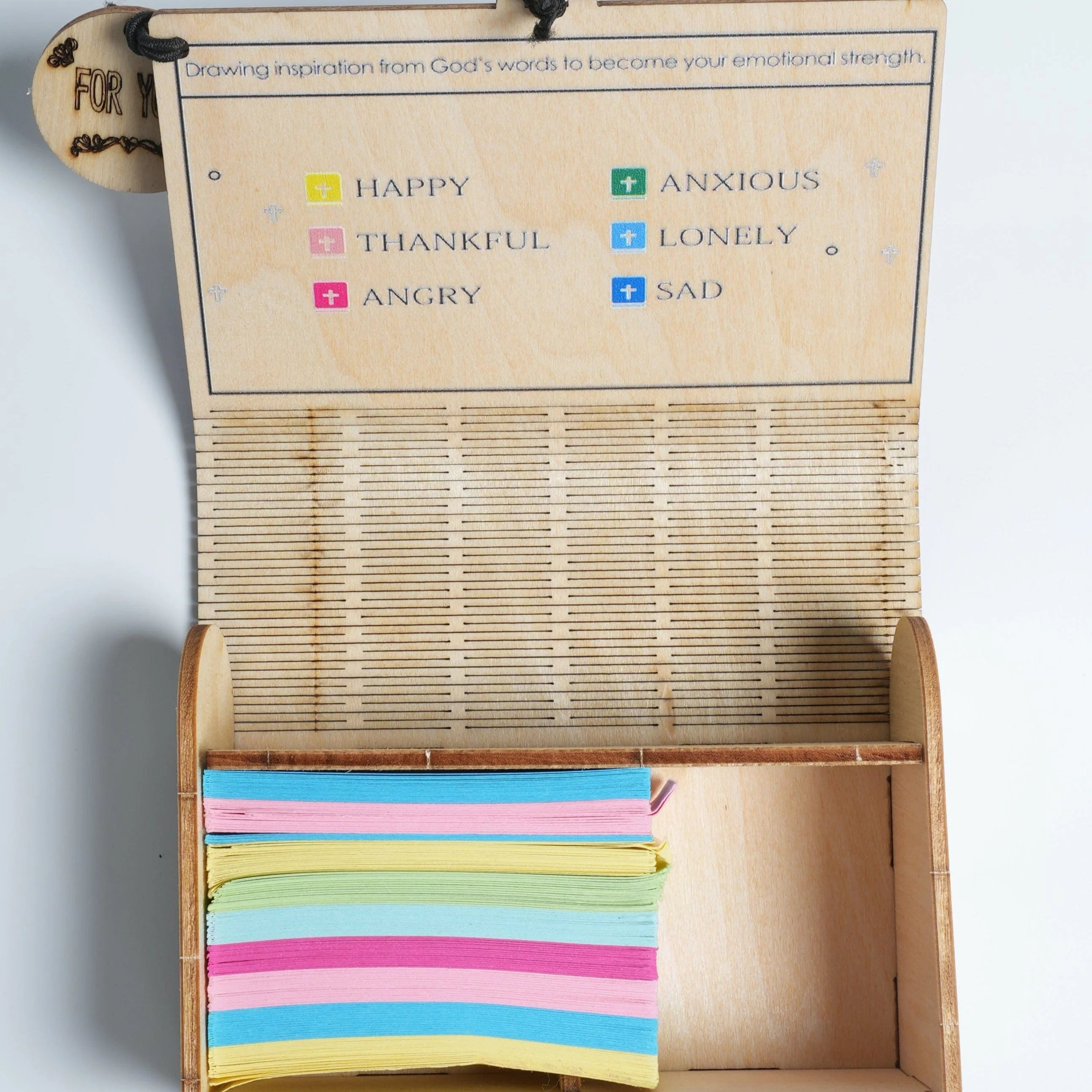 🔥Last Day Promotion 50% OFF🔥Handmade Wooden Bible Verses Box