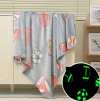 (🌲EARLY CHRISTMAS SALE - 50% OFF) 🎁Glow in The Dark Flannel Throw Blanket, BUY 2 FREE SHIPPING