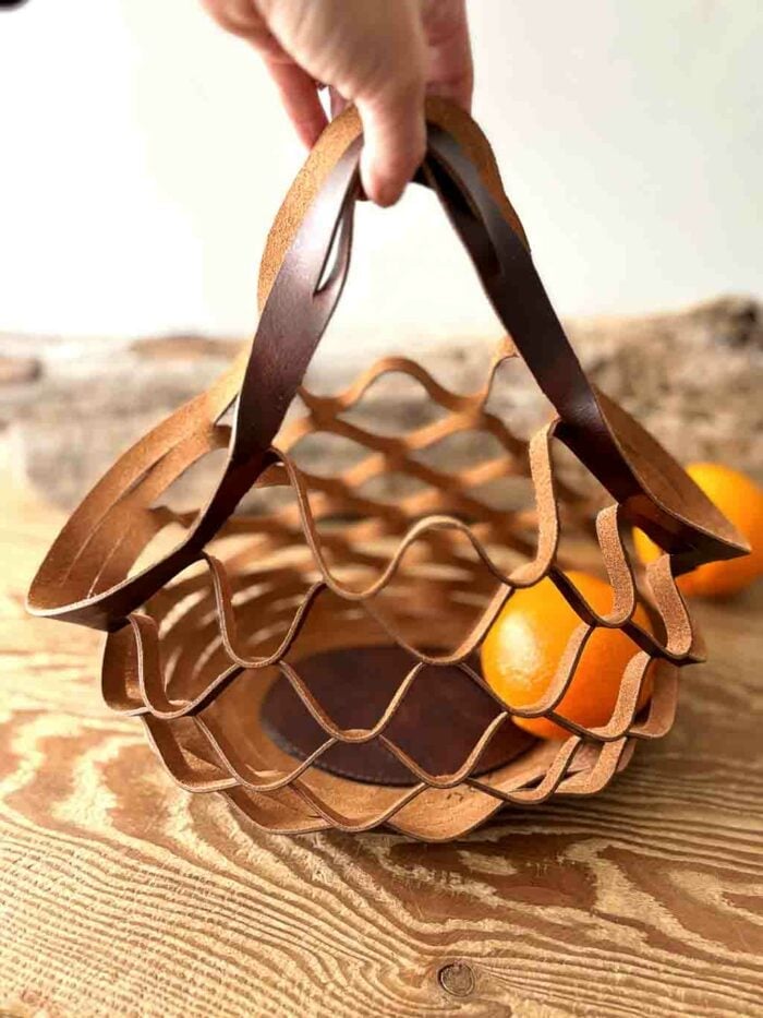 🔥Last Day 57% OFF🔥The Zest Bag - Handmade Leather Folding Tote Bag