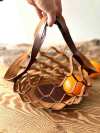 🔥Last Day 57% OFF🔥The Zest Bag - Handmade Leather Folding Tote Bag