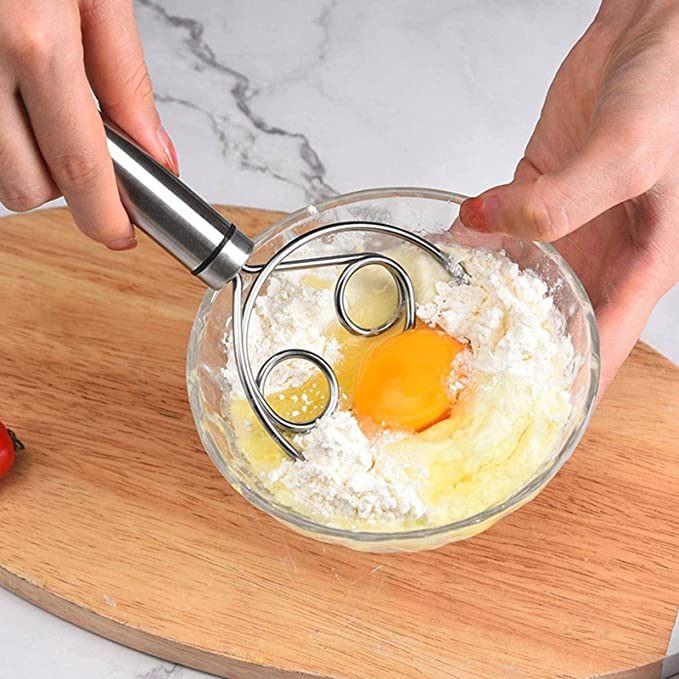 (🔥Last Day Promotion- SAVE 48% OFF)Stainless Steel Magic Dough Whisk(buy 2 get 2 free now)