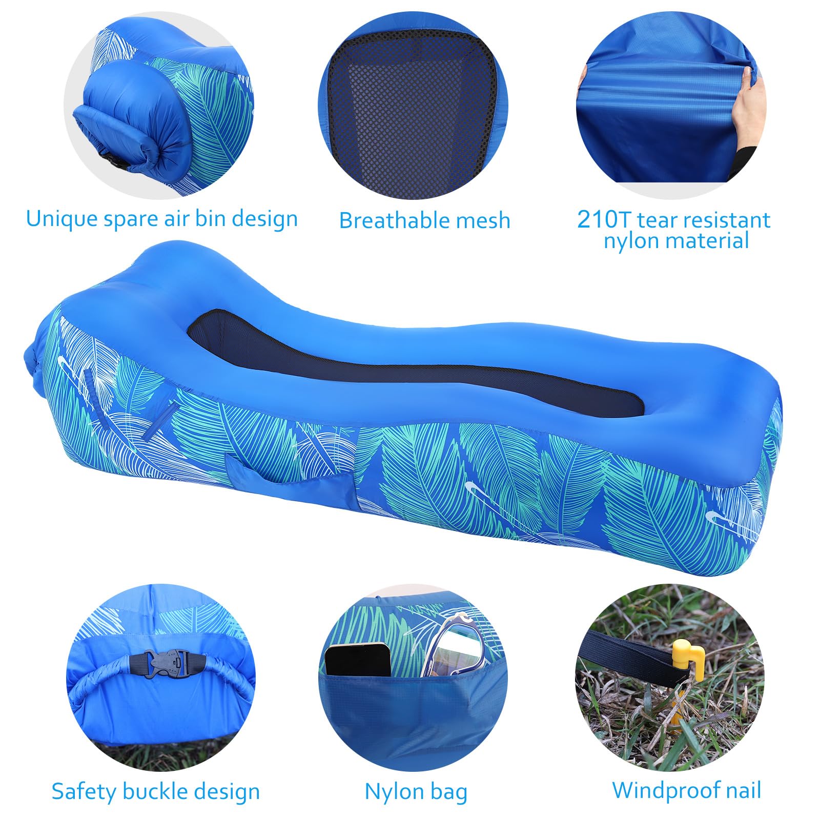 ⏰Summer Sale 50% OFF🎁3 in 1 Inflatable Sofa With Sunshade Tent