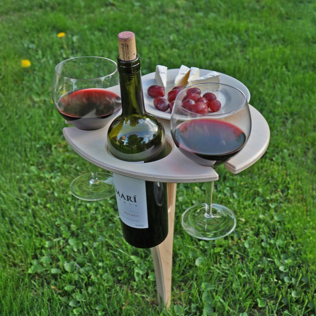 (Summer Flash Sale- 50% OFF) Outdoor Portable Wine Table- Buy 2 Free Shipping