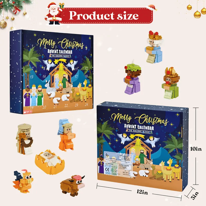 🎁TikTok Last Day Sale - 70% OFF🔥 Nativity Advent Calendar 2025 - 24 Days