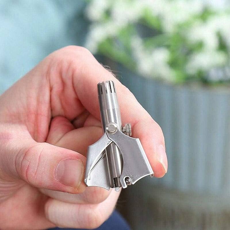 🔥Last day 50% OFF-Washable Stainless Steel Nose Ear Hair Trimmer（🔥Buy 3 Get 2 Free & Free Shipping）