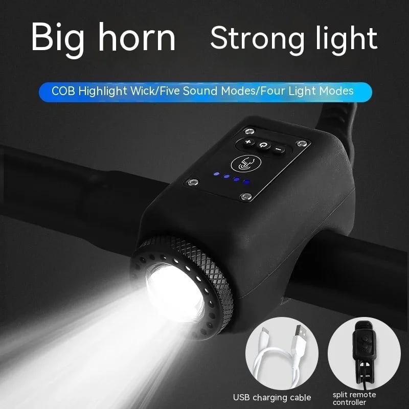 (🔥Early Christmas Sale - 49% OFF) Electric Bike Horn Bike Light 2 in 1