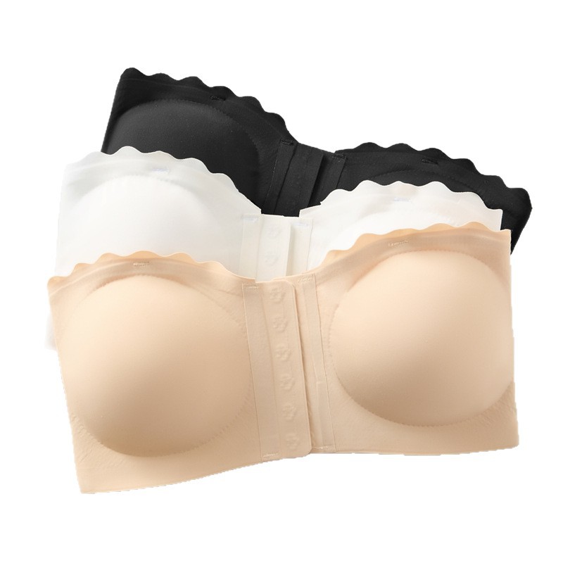 🔥Letzter Tag 50% RABATT- trägerloser Bandeau-BH mit Frontverschluss