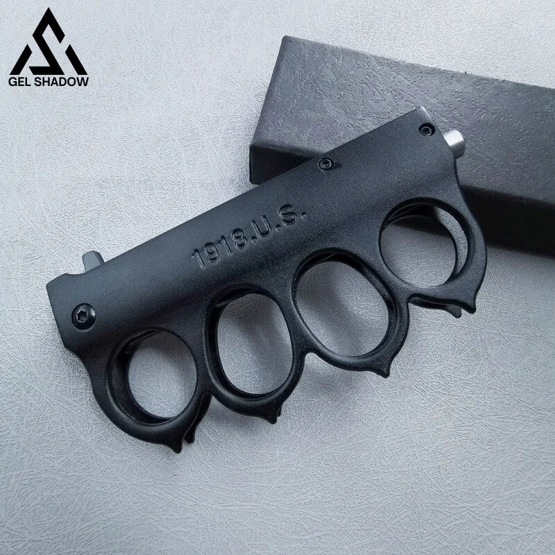 WWI 1918 Trench Knife Folder Spring Assist Knuckle Knife