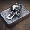 Metal Skull Keychain