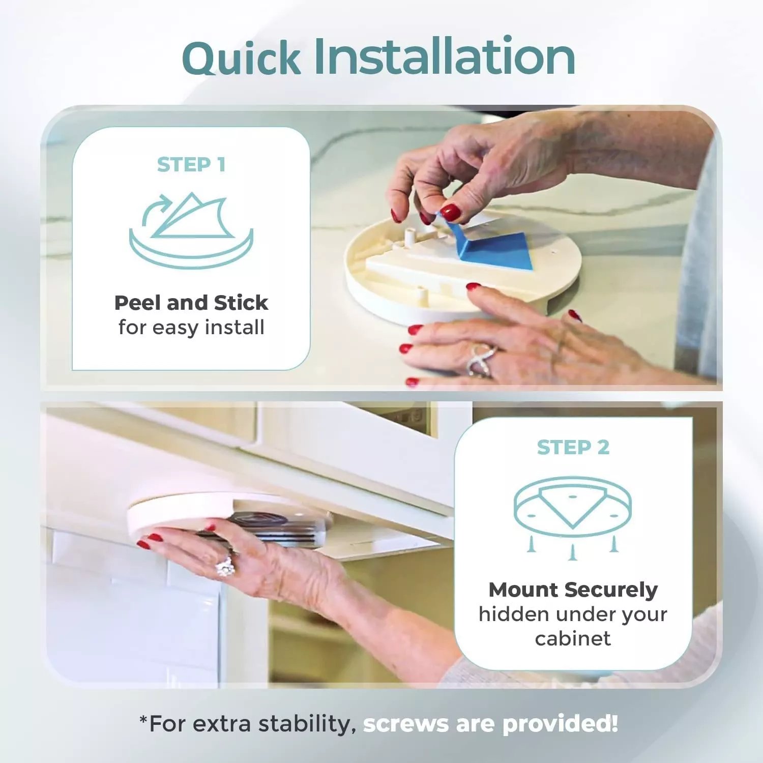 🔥Last Day 49%OFF - Jar Opener Multi-function Cap Opener Under Cabinet