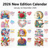 🔥Last Day Promotion 50% OFF🔥2026 DIY Special Shape Desktop Diamond Standing Calendar