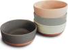 Set of 4 Porcelain Bowls, 25oz - Microwave, Dishwasher & Oven Safe for Soup, Cereal, etc.