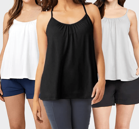 💥Last Day 49% OFF❤️‍🔥2024 Loose-fitting Tank Top With Built-in Bra