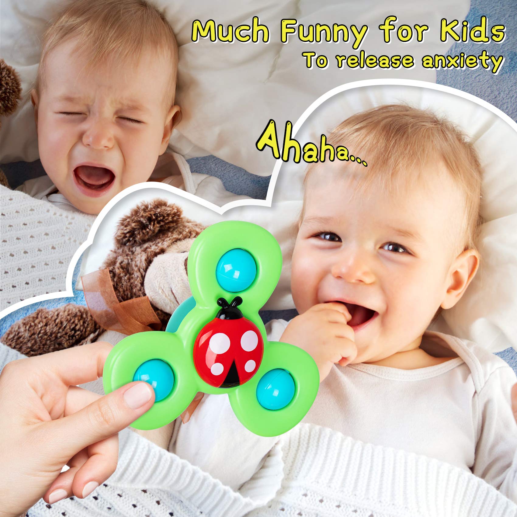 (🎁Early Christmas Sale- SAVE 49% OFF)Suction Cup Spinner Toys