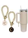 Letter Charm Accessories for  Cup 2PCS Initial Name ID Personalized Handle Charm for  Tumbler