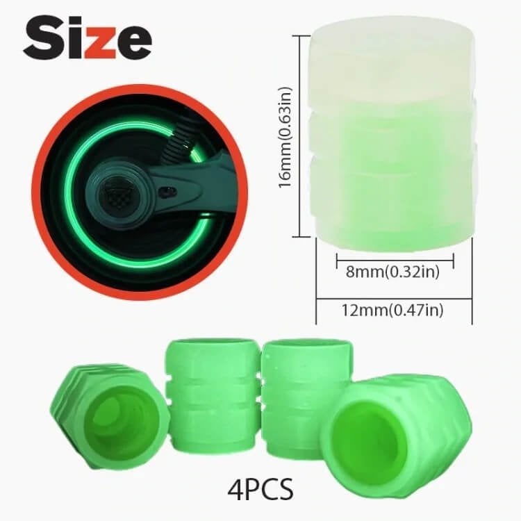 🎁TikTok Last Day Sale - 70% OFF🚗Glow-in-the-Dark Tire Caps 💡
