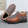 Men's Winter Fleece Waterproof Warm Non-Slip Comfortable Snow Boots