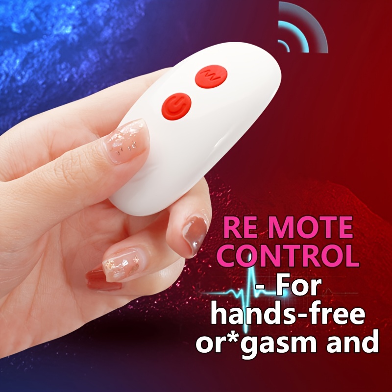 SHEMESIX - Female Masturbation Vibrator - Wireless Remote Control Wearable G-Spot Stimulation Imitation Penis Retractable Vibrator