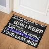 (NEW YEAR PRE SALE--50% OFF)NOW I LAY ME DOWN TO SLEEP DOOR MAT LIMITED EDITION