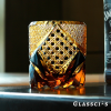 Japanese Shrine Edo Kiriko Whiskey Glass
