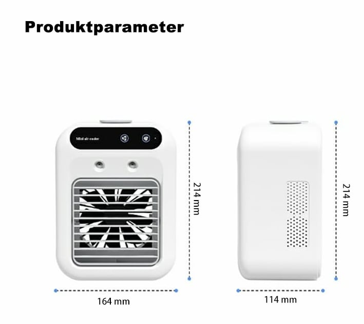 🔥Letzter Tag 50% RABATT-Tragbares AC mit 2 Geschwindigkeiten und 2 Nebelmodi