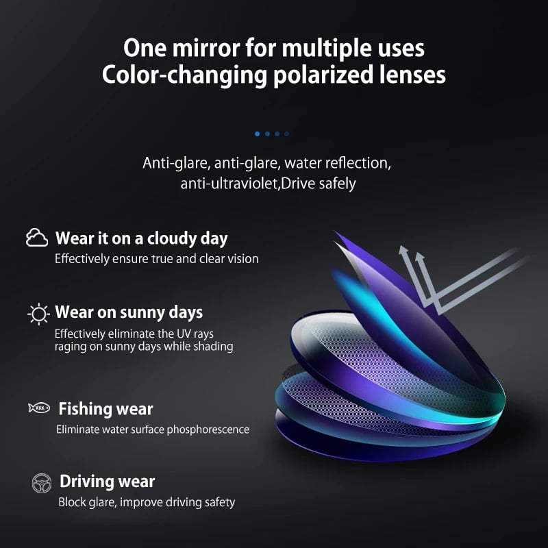 🎁TikTok Last Day Sale - 70% OFF🎉Smart Photochromic Polarized Sunglasses