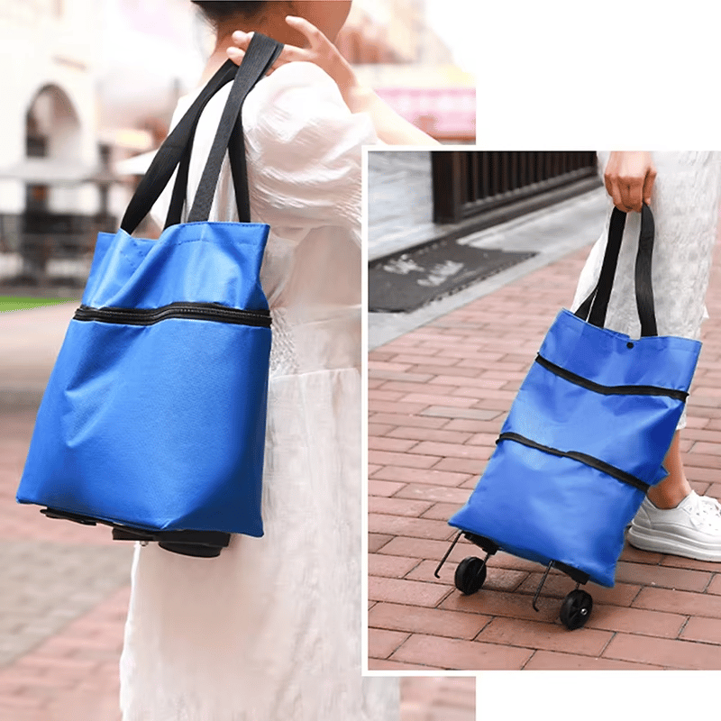 🔥New Year Sale 49% OFF- 2-in-1 Shopping Bag Folding Green Bag