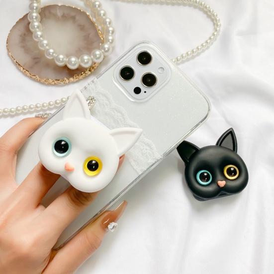 🎁Early Christmas Sale 48% OFF - 3D Cat Cellphone Finger holder(🔥🔥BUY 4 FREE SHIPPING)