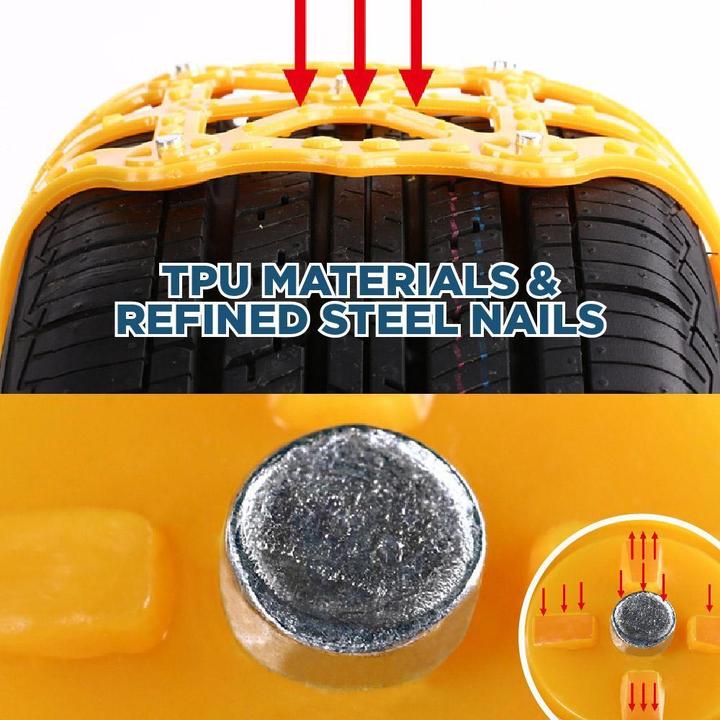 Christmas Sale- Car Tire Anti-Skid Snow Chains-A set (4 PCS)