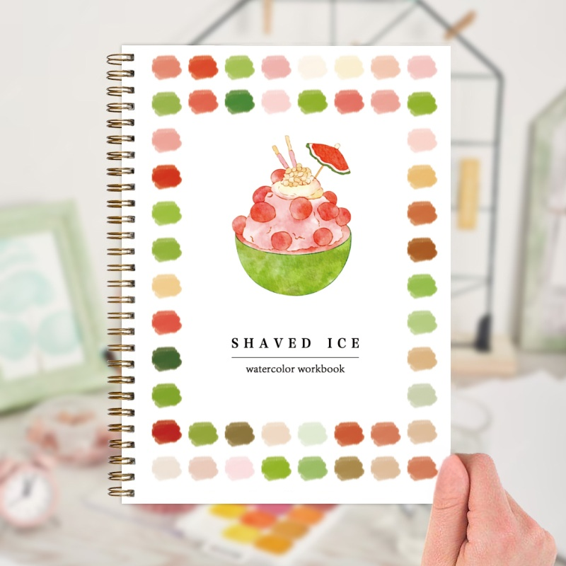 🍨Shaved Ice Watercolor Workbook(🔥2025 New Limited Edition)