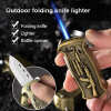 ❄🎄New Year's Special 2025⛄🔔The Ultimate Folding Chef’s Knife with Built-in Lighter