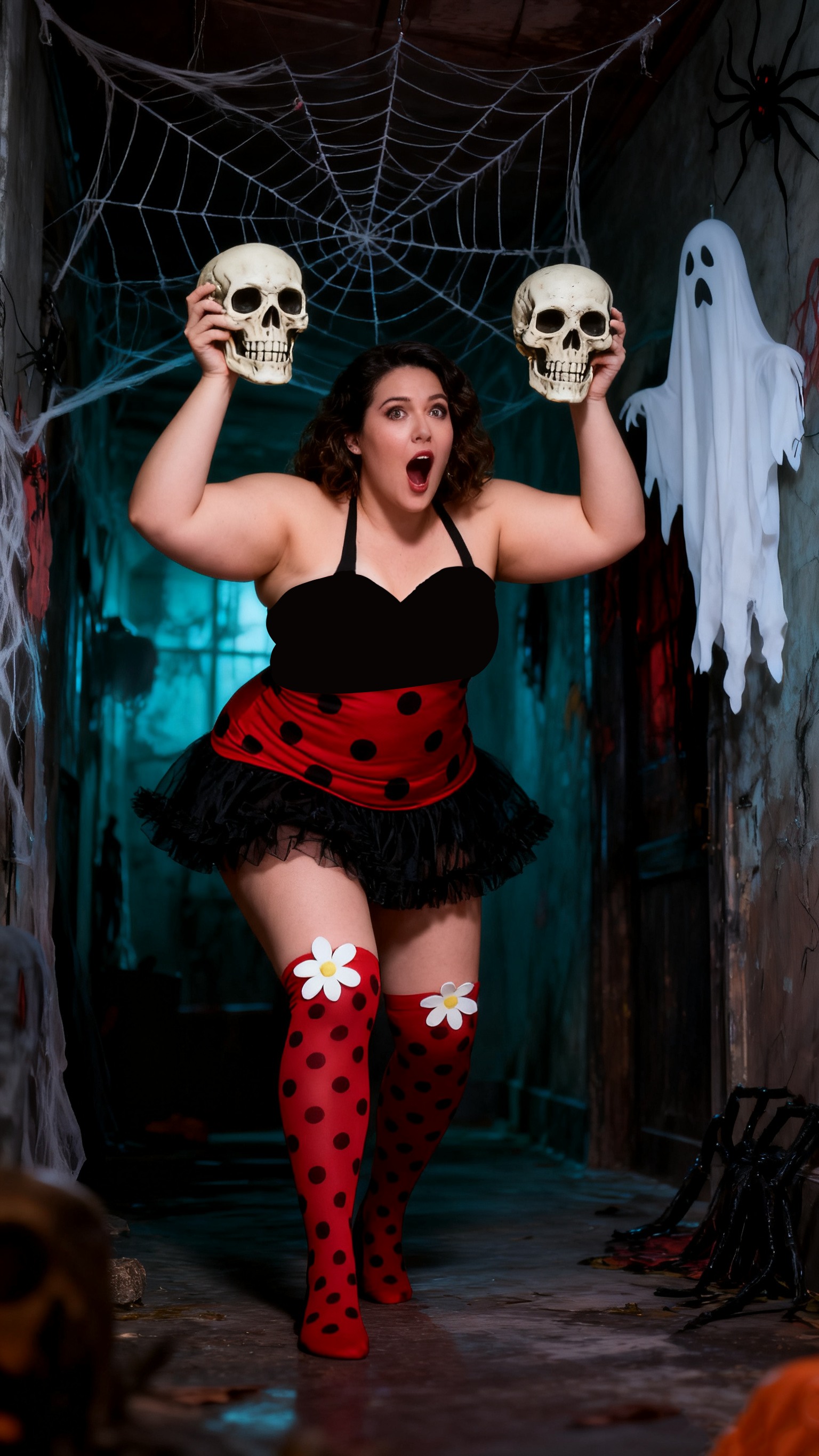 🐞 Halloween Best🎃🎃Cuted Ladybug Cosplay Set