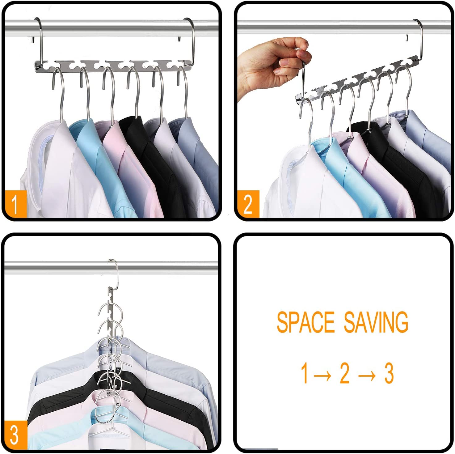 Space Saving Hangers(BUY 4 FREE SHIPPING NOW)