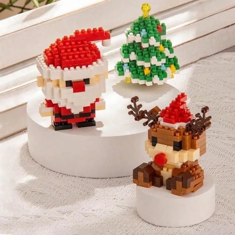 🔥Last Day 50% OFF🎄Santa Claus Design Building Blocks Toy