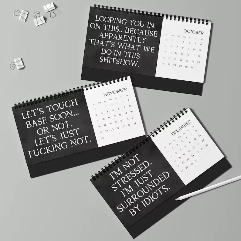 2025 Humor Desk Calendar