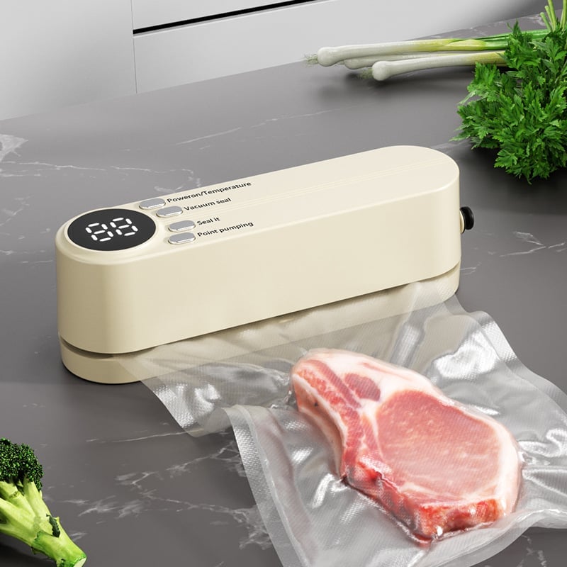 🥗 Keep Your Food Fresh ✨Mini Wireless Vacuum Sealer