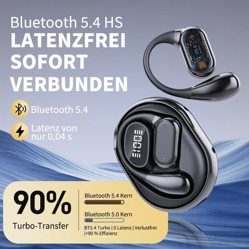 🏆#1 Bestseller 📢Letzter Tag: 49% Rabatt💎AI-Übersetzung Kabellose OWS Bluetooth 5,4-Ohrhörer (kompatibel mit iOS und Android)