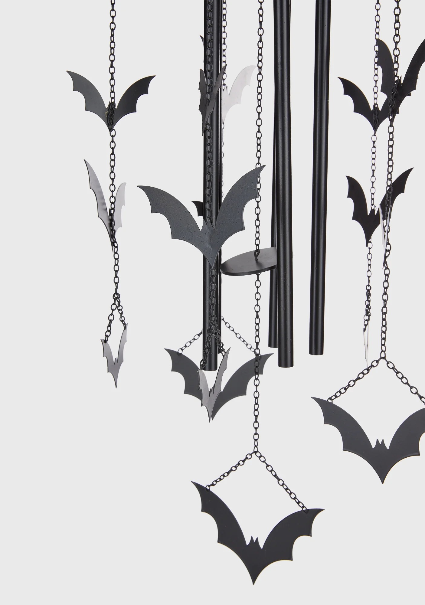 Mystic Bat & Pentagram Wind Chime
