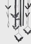 Mystic Bat & Pentagram Wind Chime