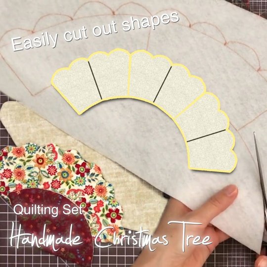 🎄Early Christmas Sale -48% OFF🎄Handmade Christmas Tree Quilting Set (7PCS)(Buy 2 Get 10% OFF)